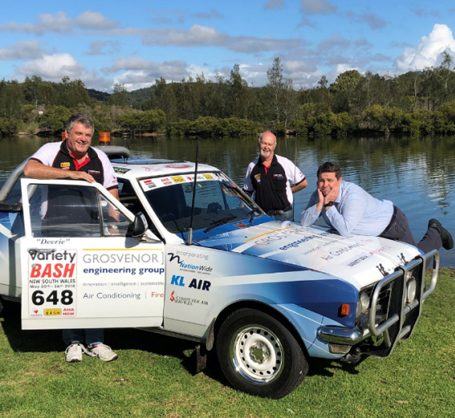 Grosvenor team driving to raise funds for kids in need