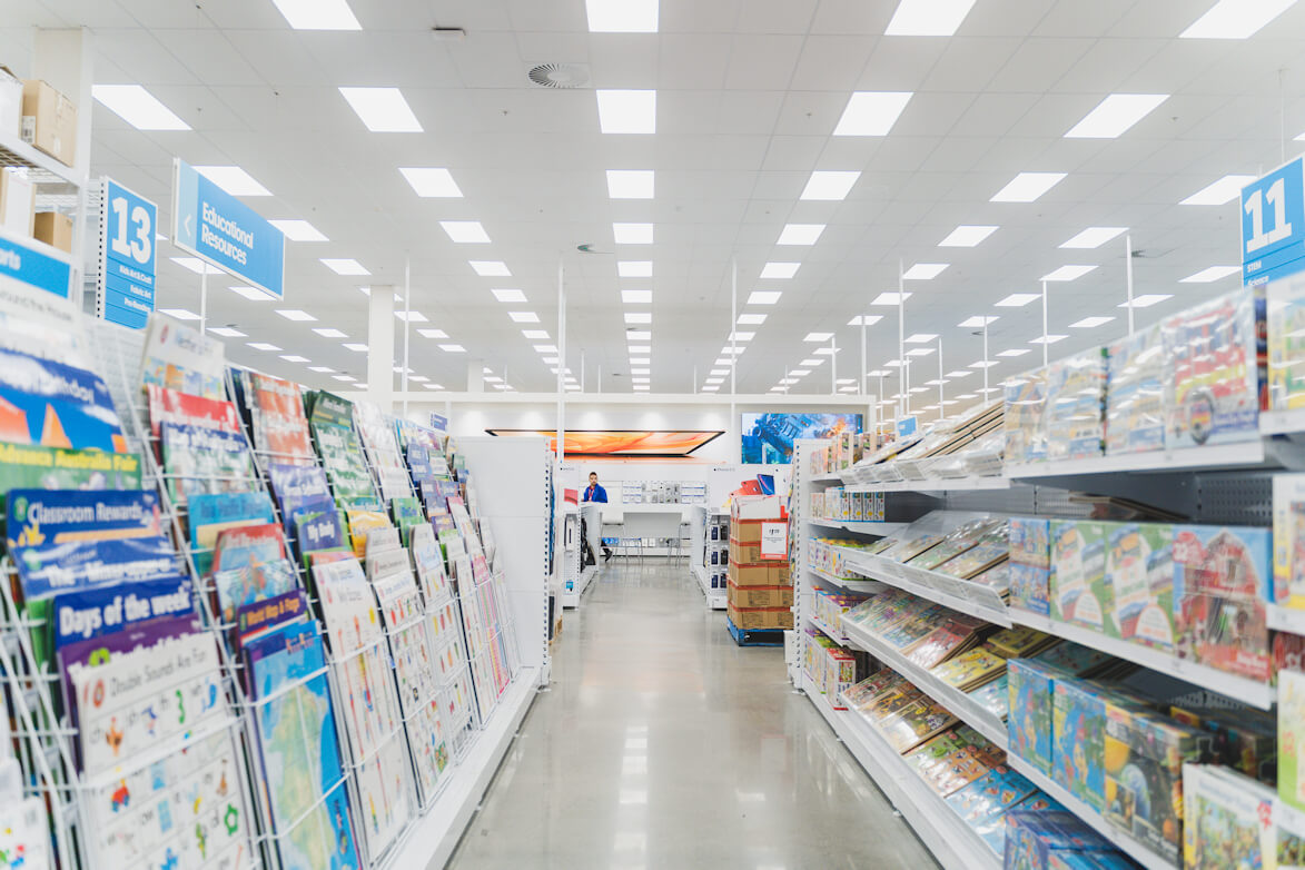 Officeworks interior