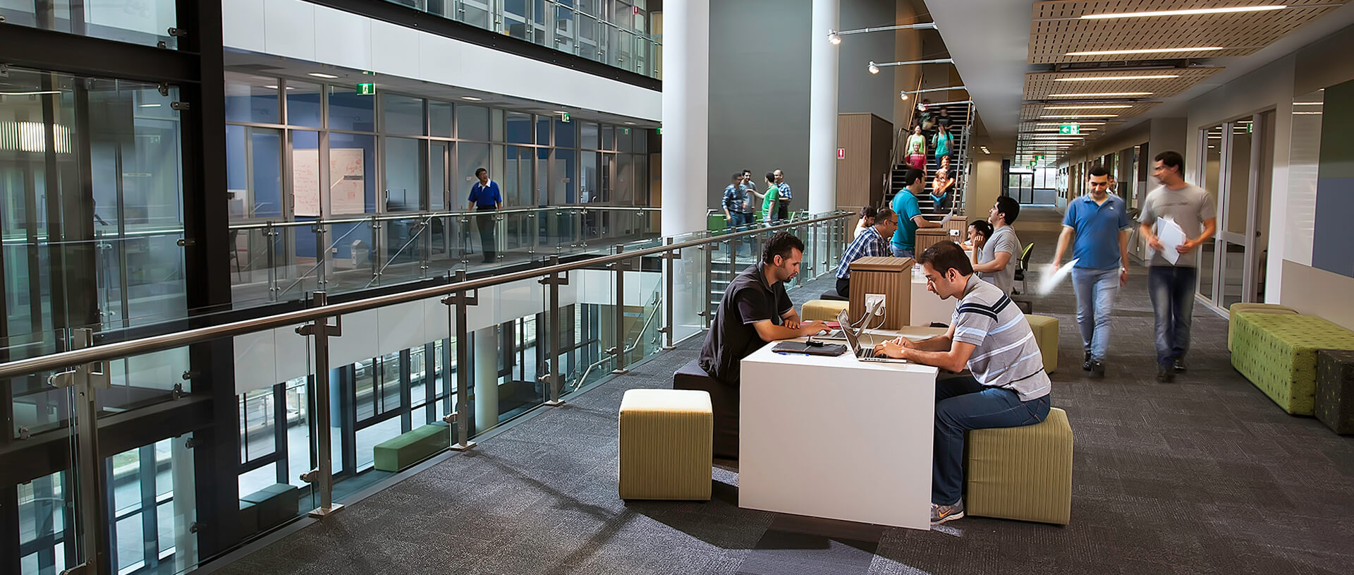 Office interior banner