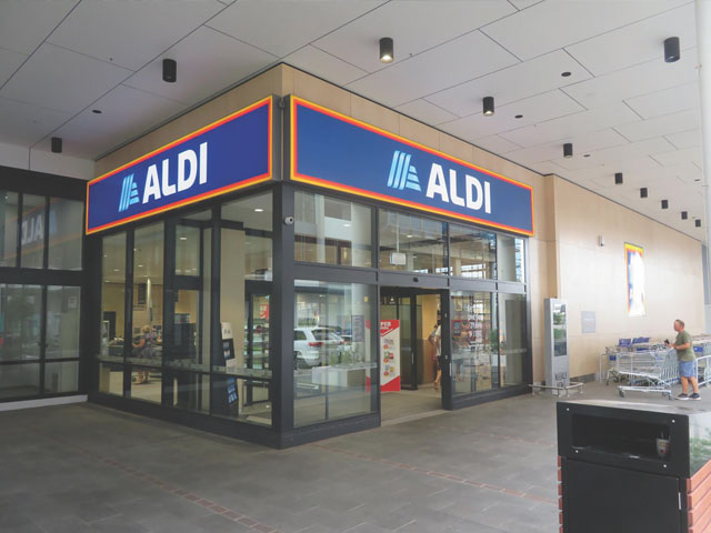 aldi storefront