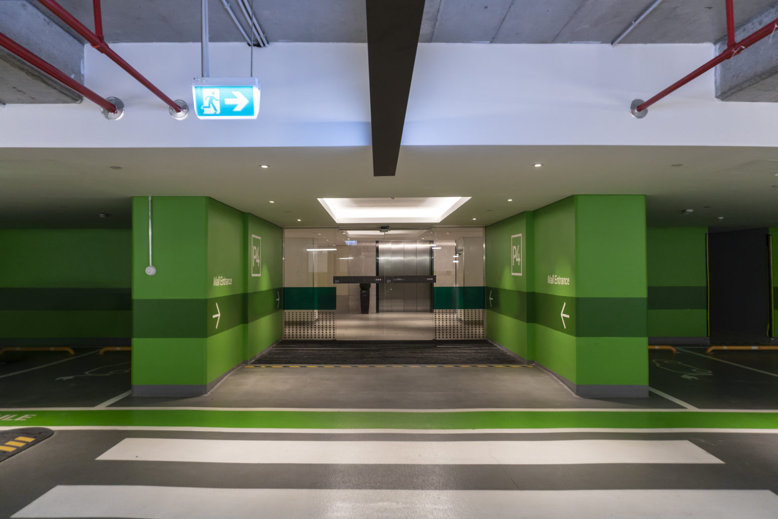 Emergency lighting in carpark